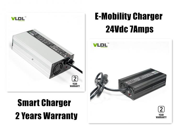 Light Weight Smart Battery Charger 7A 29.4V 24V For Lead Acid Battery , E - Mobility Battery Charger