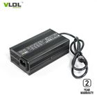Black Electric Bike Charger For Lithium Battery Robust Aluminum Case