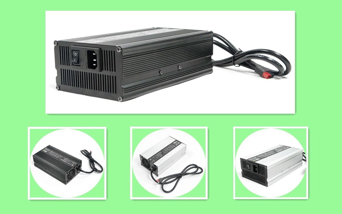 10A Electric Motorcycle 48 Volt Battery Charger PFC 110 - 230Vac Input Max 58.4V