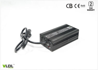 Small Black Silver Sealed Lead Acid Battery Charger , 12V 10A Aluminum Shell Lead Acid Charger