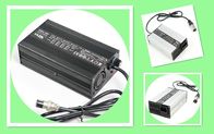 Black Electric Bike Charger For Lithium Battery Robust Aluminum Case
