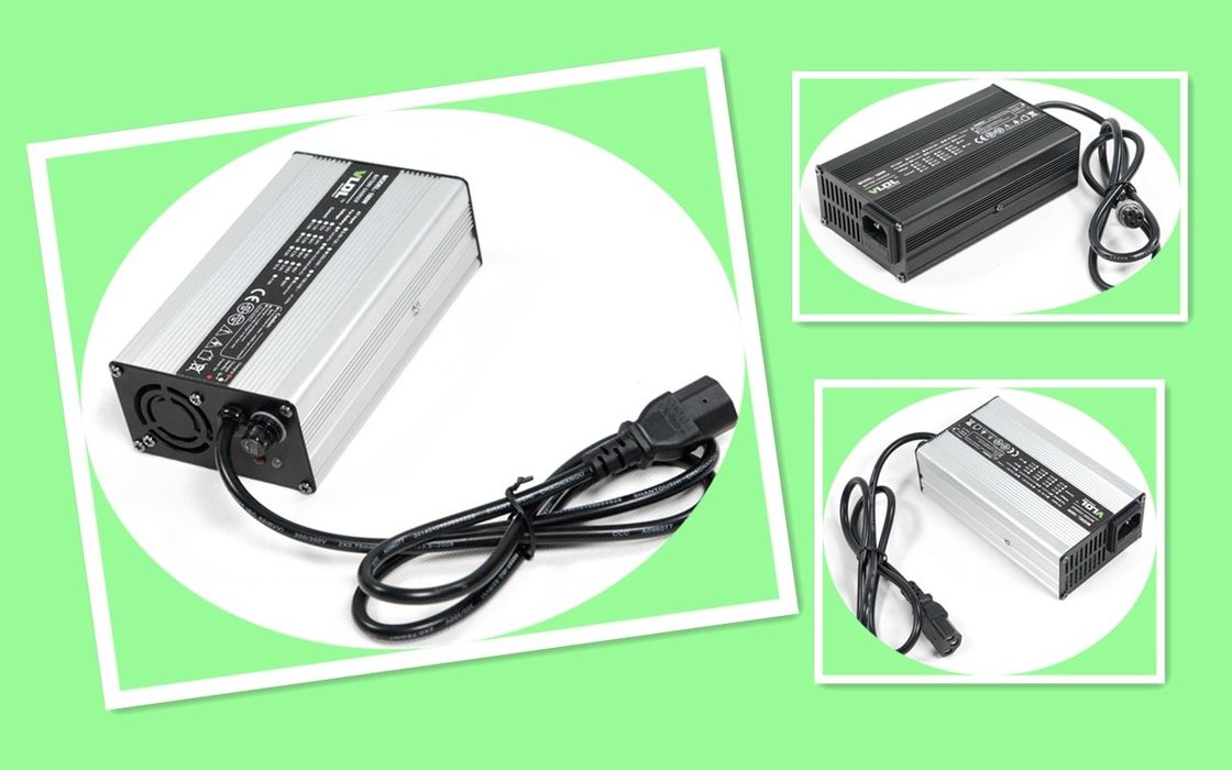 Smart Electric Motorcycle Battery Charger 36V 4A  Aluminium Silver or Black Casing 4 Steps Charging