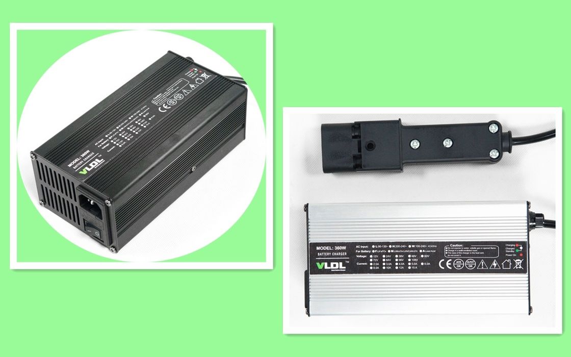 48V 5A Lithium Battery Charger Max 54.6V / 58.4V Charging For Electric Motorcycle